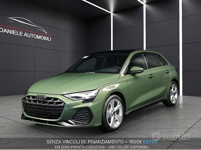 Verde Nuova 2025 Audi A3 S-Line Tre volumi | 37.500 € (Ottimo prezzo) - Immagine 1/4