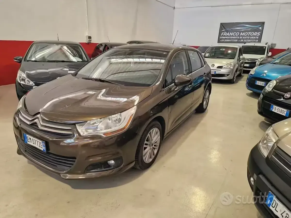 Usata Citroën C4 Exclusive 120 CV (88 kW) 2012 Marrone Berlina