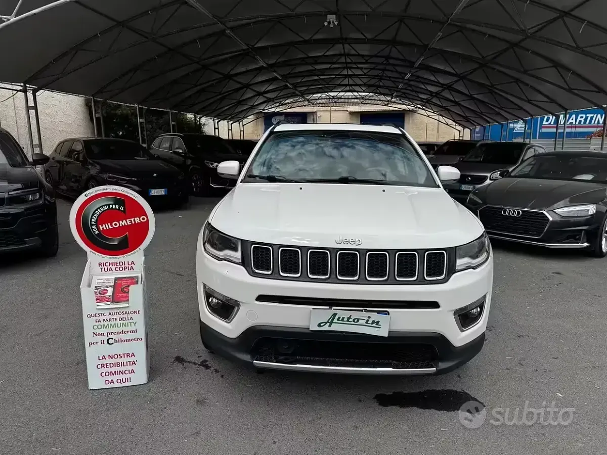 Usata Jeep Compass Limited 140 CV (102 kW) 2018 Bianco SUV