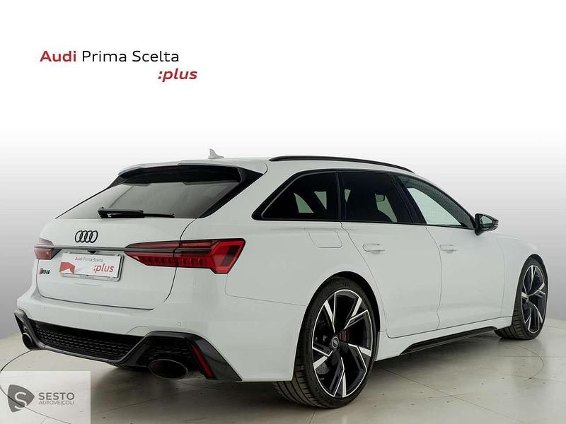 Usata Audi RS6 600 CV (441 kW) 2021 Bianco Station wagon