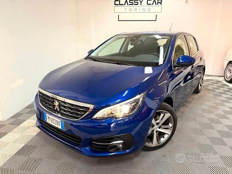 Usata Peugeot 308 Allure 131 CV (96 kW) 2017 Blu magnetic Berlina