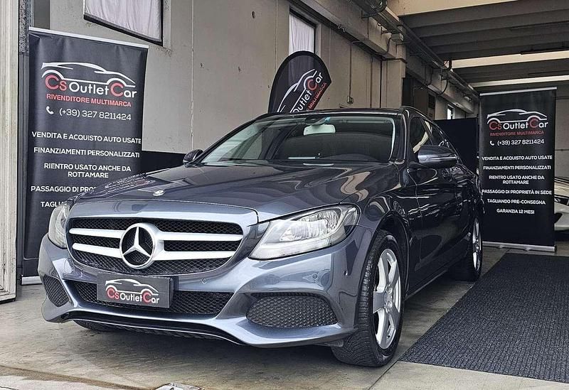 Usata Mercedes C180 Executive 116 CV (85 kW) 2016 Grigio Station wagon