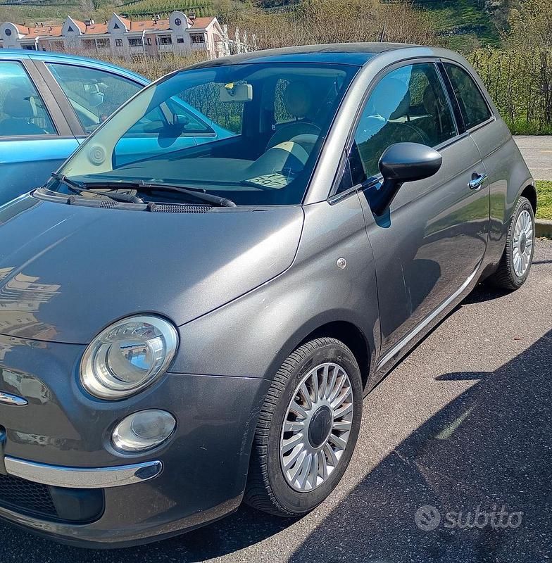 Usata Fiat 500 Lounge 69 CV (50 kW) 2010 Grigio Berlina