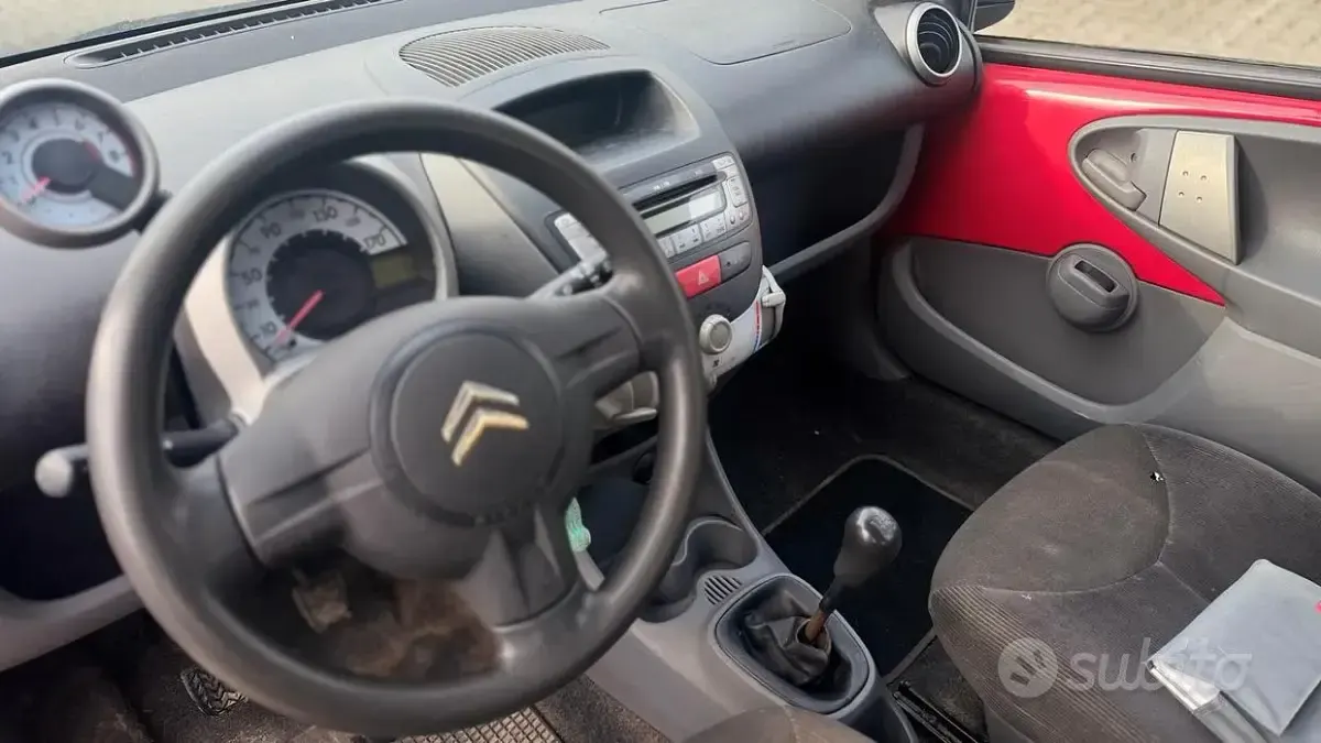 Usata Citroën C1 68 CV (50 kW) 2007 Rosso Utilitaria