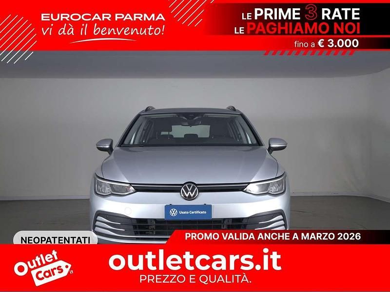 Usata VW Golf VIII Life 110 CV (80 kW) 2023 Reflex silver metallizzato Station wagon