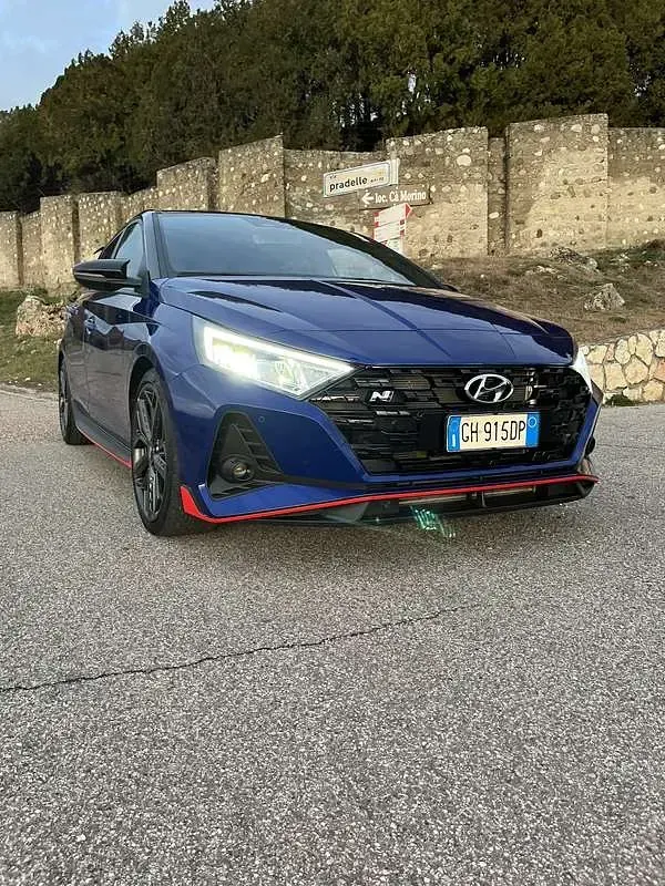 Usata Hyundai i20 N Performance 204 CV (150 kW) 2022 Blu Utilitaria