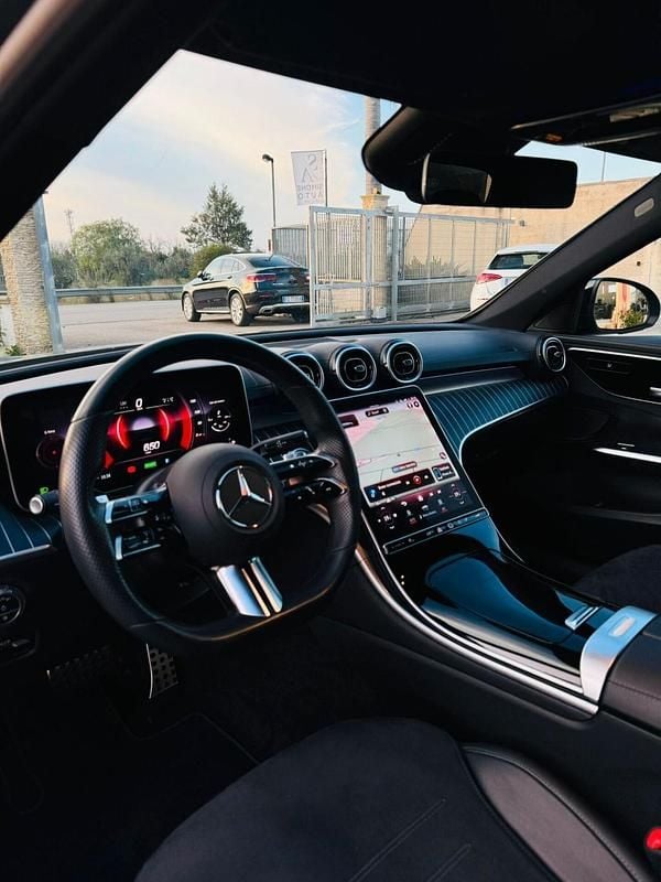 Usata Mercedes C220 Premium 199 CV (146 kW) 2021 Grigio Berlina