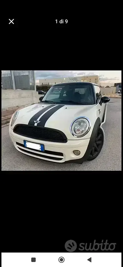 Usata Mini Cooper 90 CV (66 kW) 2009 Bianco Utilitaria