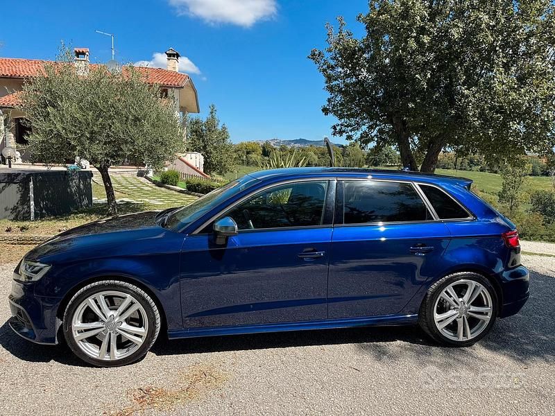 Usata Audi S3 Ambiente 310 CV (228 kW) 2017 Blu Berlina