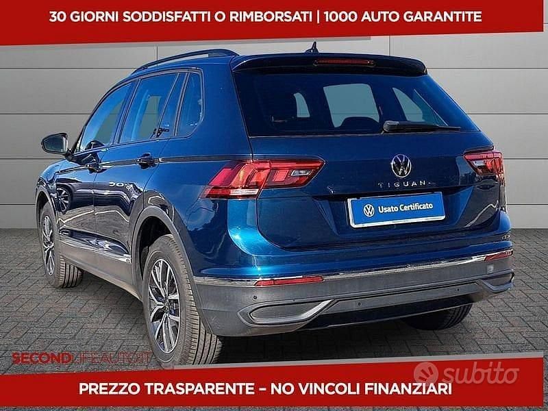 Usata VW Tiguan Life 245 CV (180 kW) 2022 Blu/azzurro SUV