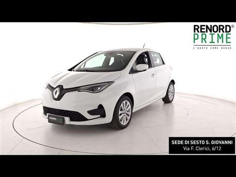 Usata Renault Zoe Zen 50 kW (69 CV) 2020 Bianco Utilitaria