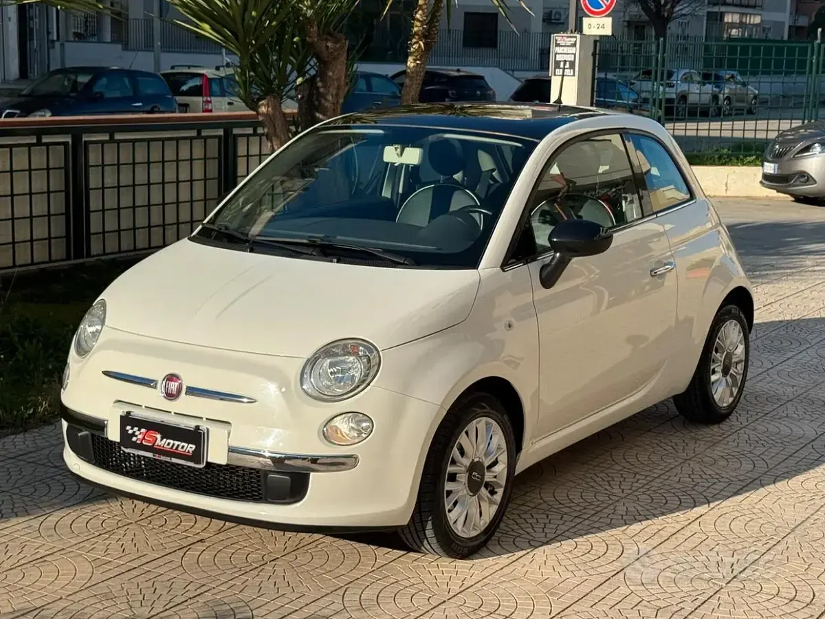 Usata Fiat 500 Lounge 95 CV (69 kW) 2015 Bianco Berlina