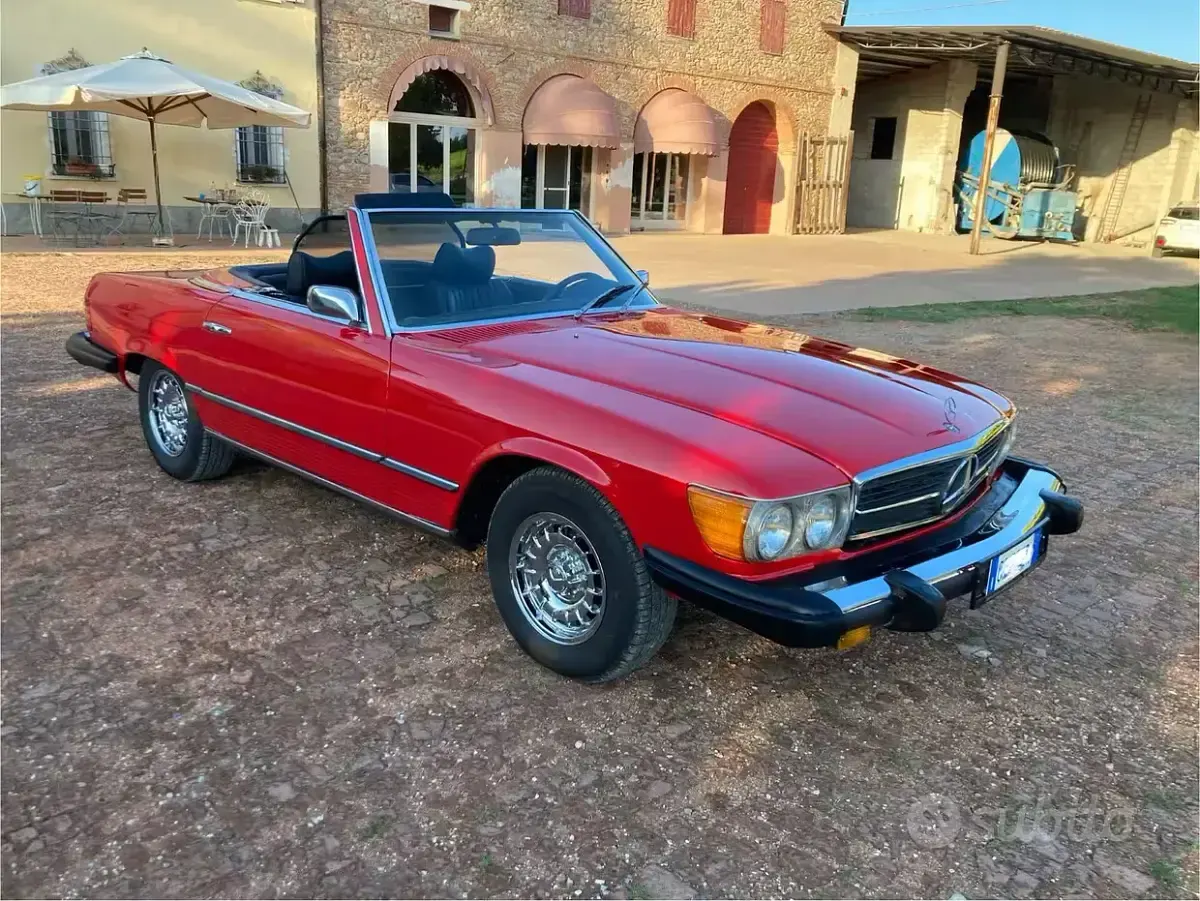 Usata Mercedes SL450 1970 Rosso Cabrio