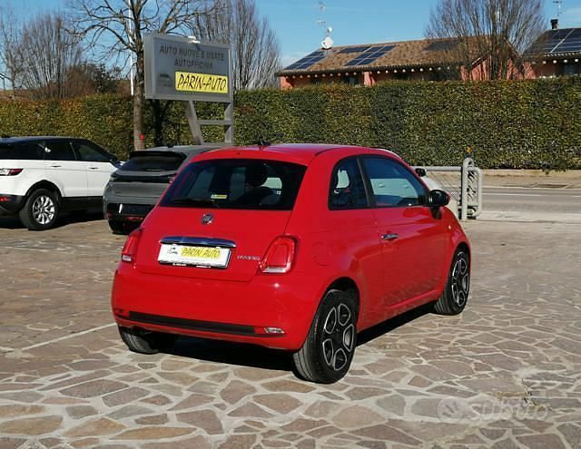 Usata Fiat 500 Club 69 CV (50 kW) 2022 Rosso Utilitaria