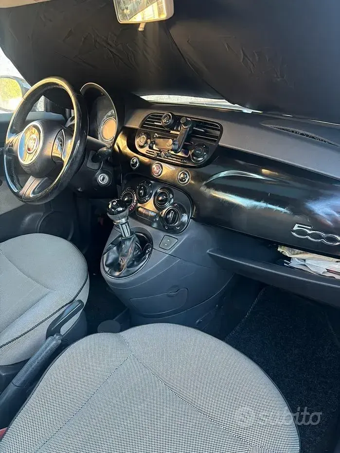 Usata Fiat 500 69 CV (50 kW) 2009 Nero Cabrio