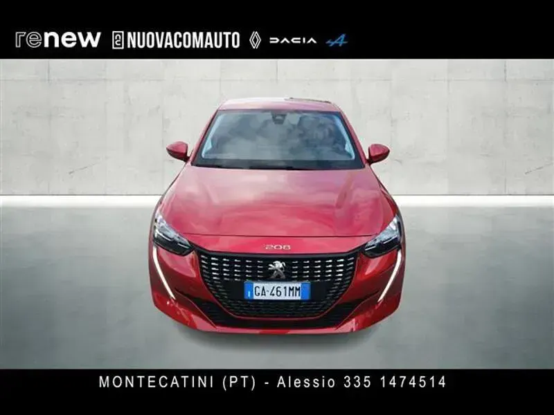 Usata Peugeot 208 Allure 75 CV (55 kW) 2020 Rosso Utilitaria