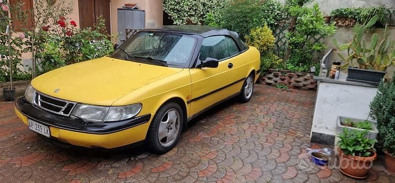 Usata Saab 900 Cabriolet 1997 Giallo Cabrio