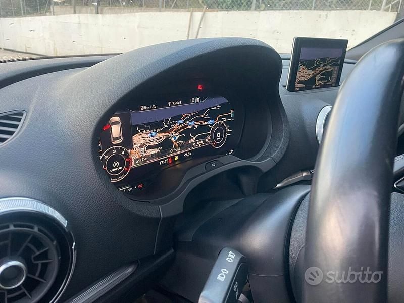 Usata Audi A3 S-Line 150 CV (110 kW) 2017 Nero Berlina