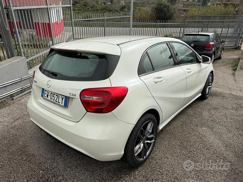 Usata Mercedes A160 Executive 89 CV (65 kW) 2014 Bianco Berlina