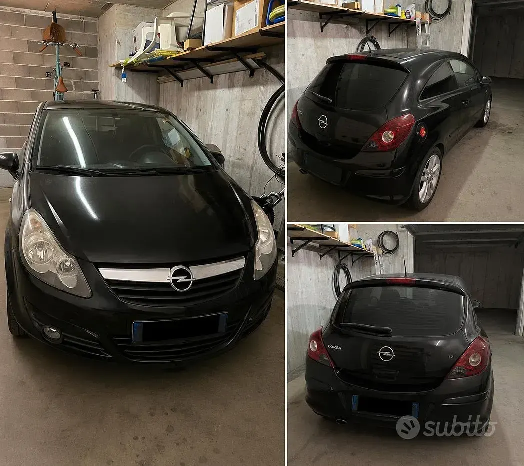 Usata Opel Corsa Sport 80 CV (58 kW) 2009 Nero Utilitaria