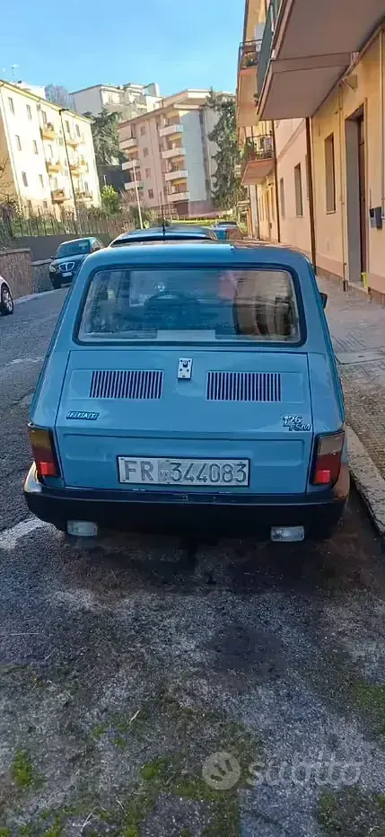 Usata Fiat 126 24 CV (17 kW) 1986 Blu Utilitaria