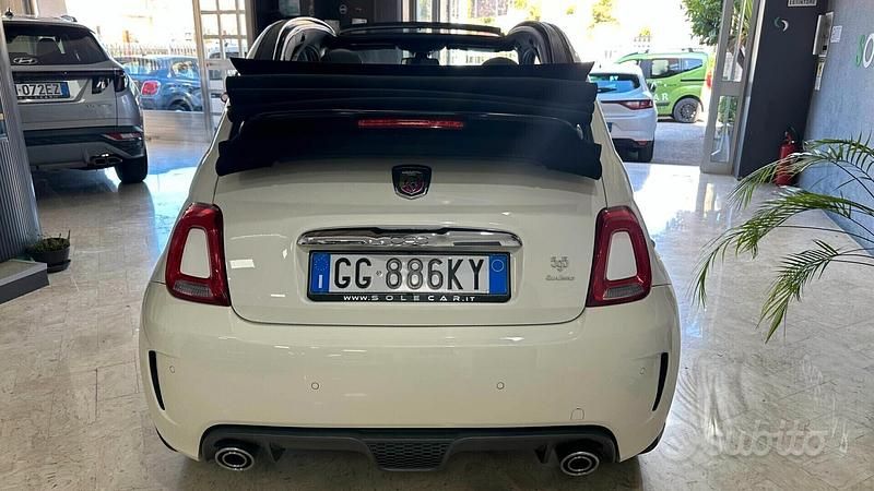 Usata Abarth 595C Turismo 160 CV (117 kW) 2014 Bianco Cabrio