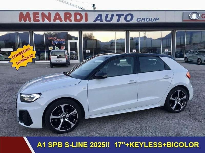 Bianco Usata 2025 Audi A1 S-Line Tre volumi | 23.800 € (Super prezzo) - Immagine 1/4
