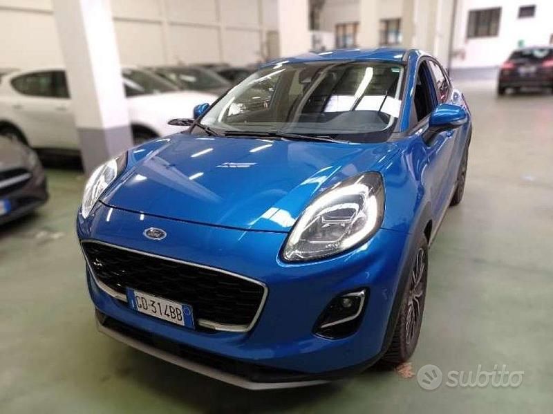 Usata Ford Puma Titanium 125 CV (91 kW) 2020 Blu/azzurro SUV