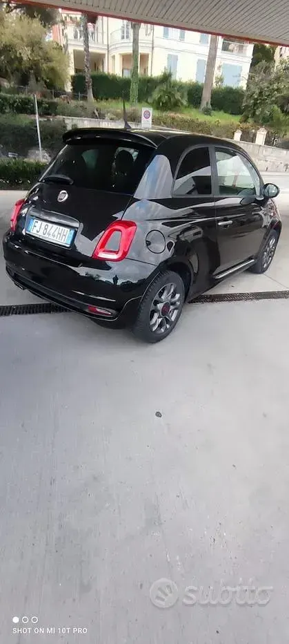 Usata Fiat 500S S 69 CV (50 kW) 2017 Nero Utilitaria