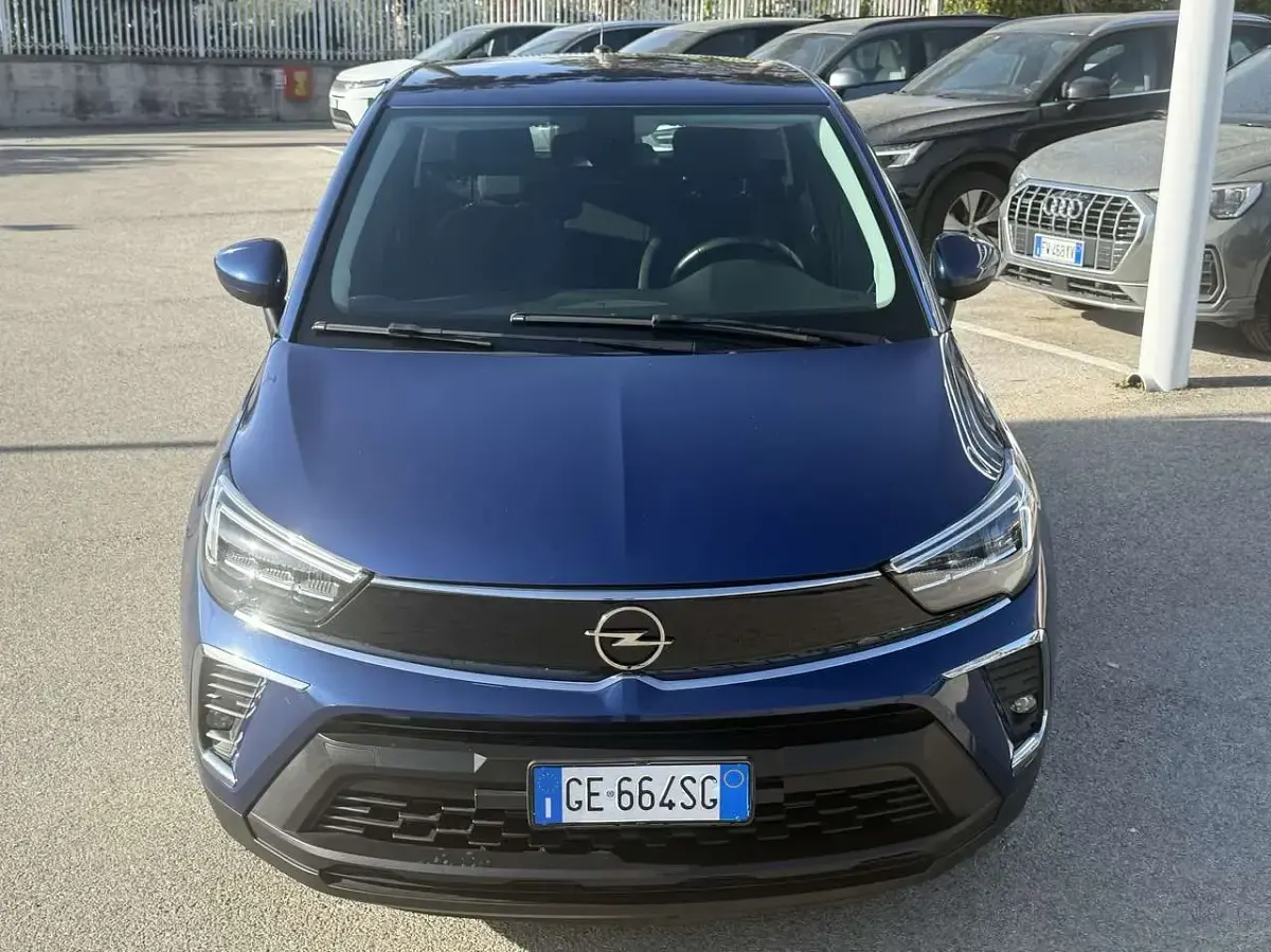 Usata Opel Crossland X Edition 120 CV (88 kW) 2021 Blu/azzurro SUV