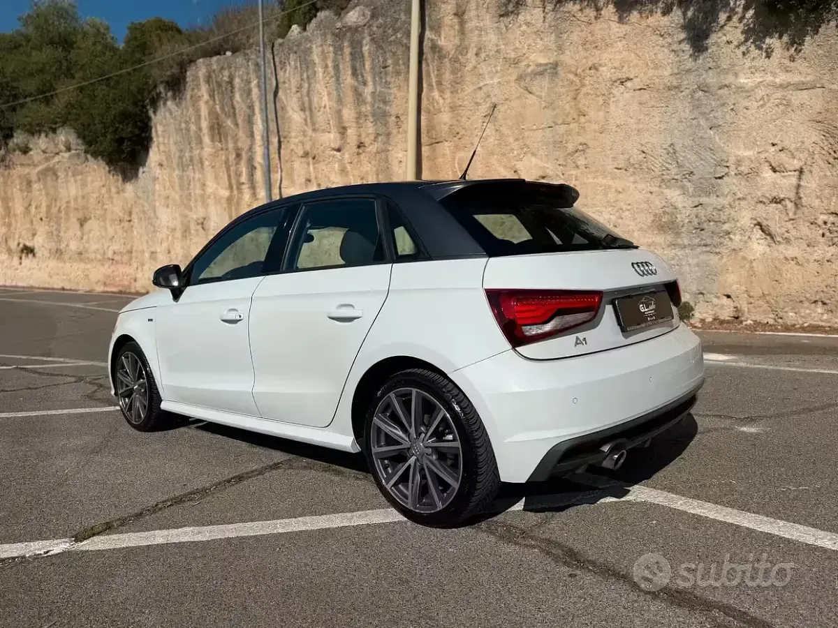 Usata Audi A1 S-Line 90 CV (66 kW) 2018 Bianco Berlina