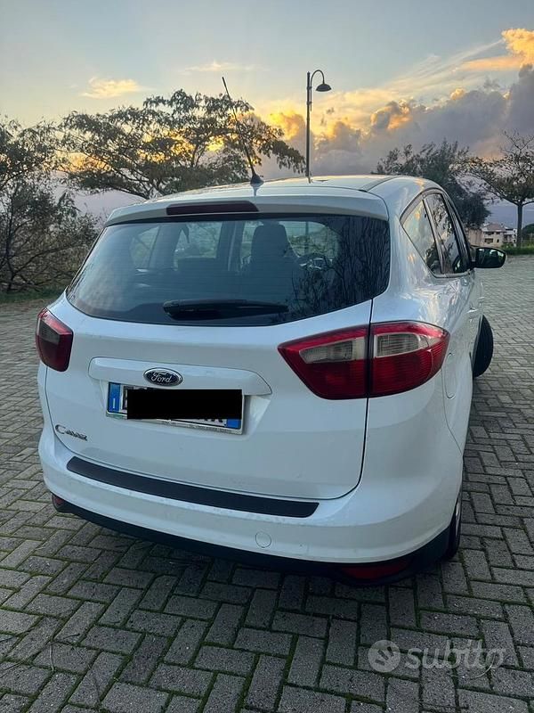 Usata Ford C-MAX Titanium 115 CV (84 kW) 2013 Bianco Monovolume