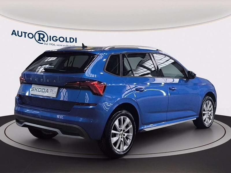 Usata Skoda Kamiq Style 110 CV (80 kW) 2023 Blu race metallizzato SUV