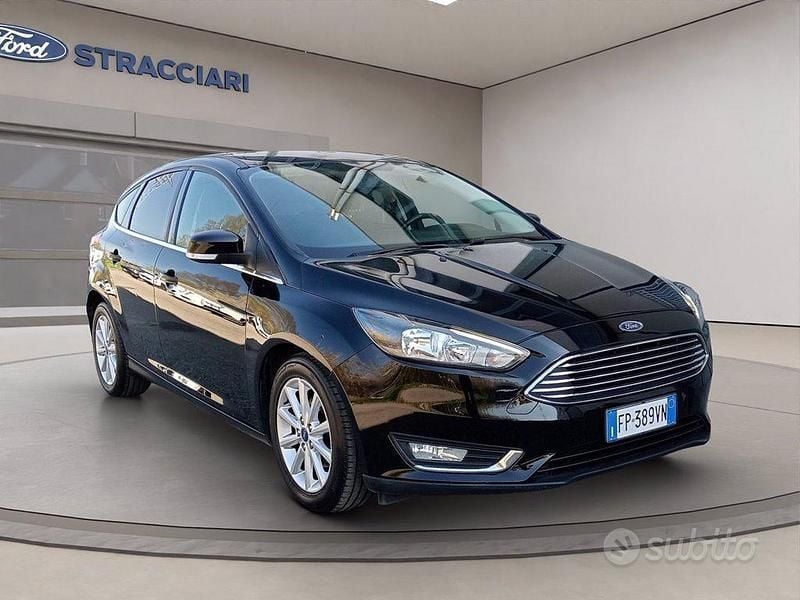 Usata Ford Focus Titanium S 120 CV (88 kW) 2018 Nero metallizzato Berlina