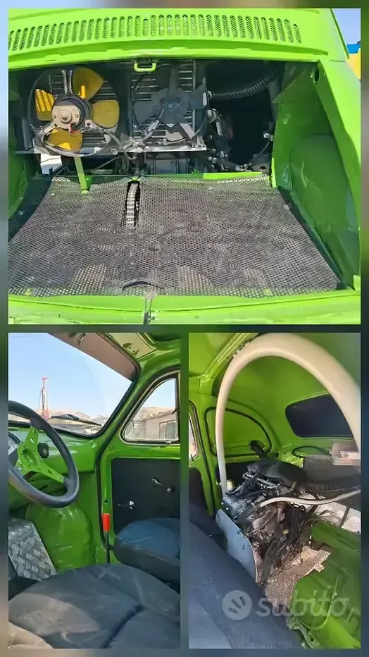 Usata Fiat 500 145 CV (106 kW) 1970 Verde Utilitaria