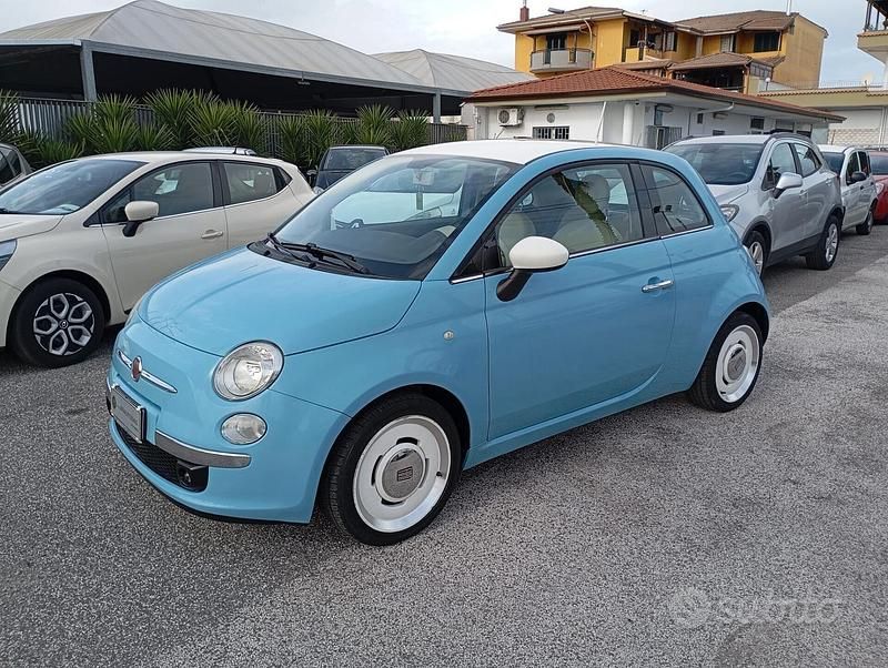 Usata Fiat 500 69 CV (50 kW) 2015 Blu Berlina