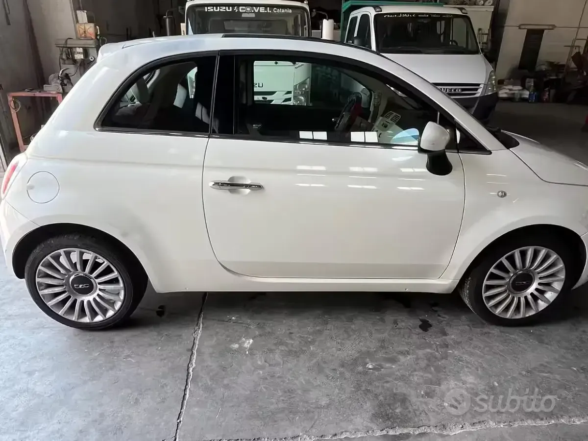 Usata Fiat 500 69 CV (50 kW) 2008 Bianco Berlina