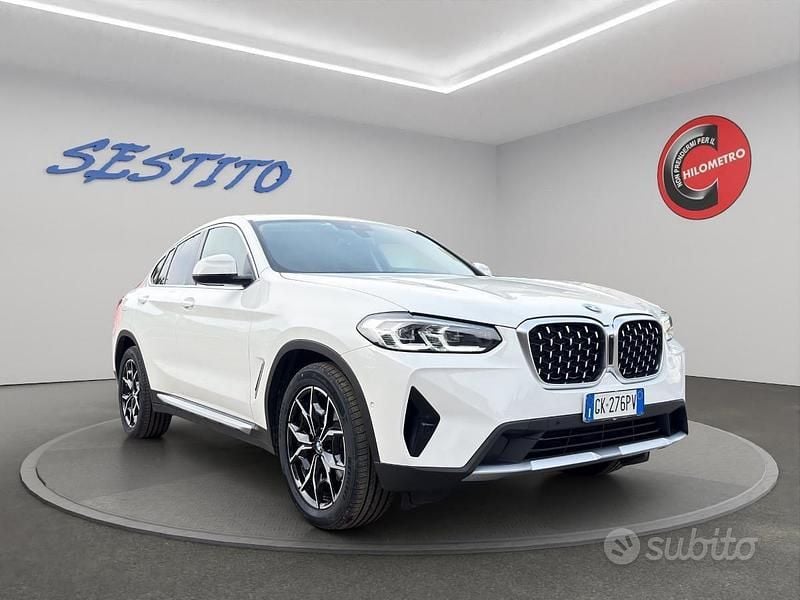 Usata BMW X4 Sport Line 190 CV (139 kW) 2022 Bianco SUV