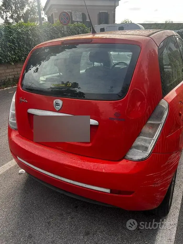 Usata Lancia Ypsilon 60 CV (44 kW) 2007 Rosso Utilitaria
