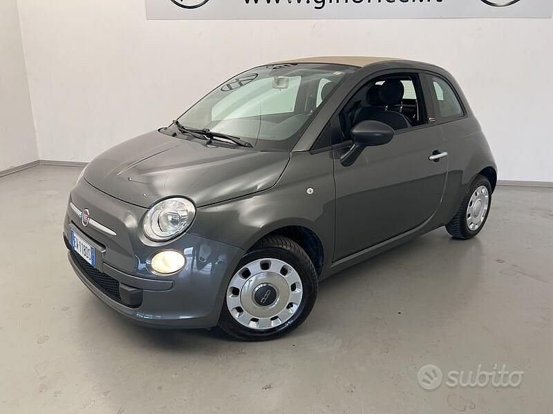 Usata Fiat 500C Pop 69 CV (50 kW) 2014 Grigio Cabrio