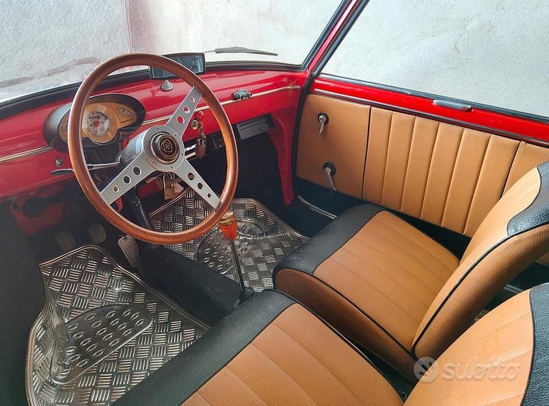 Usata Autobianchi Bianchina 1960 Rosso Utilitaria
