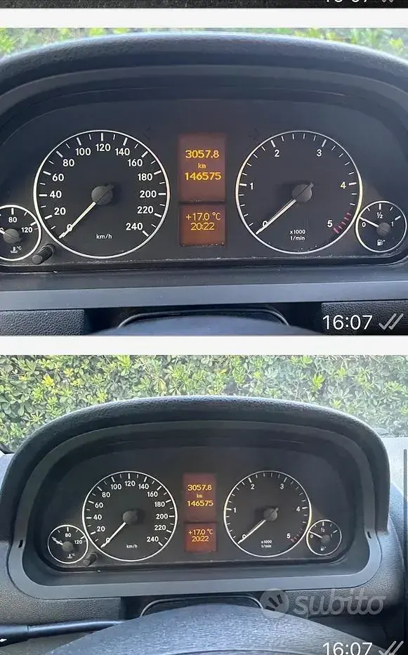 Usata Mercedes A180 Elegance 109 CV (80 kW) 2007 Grigio Monovolume