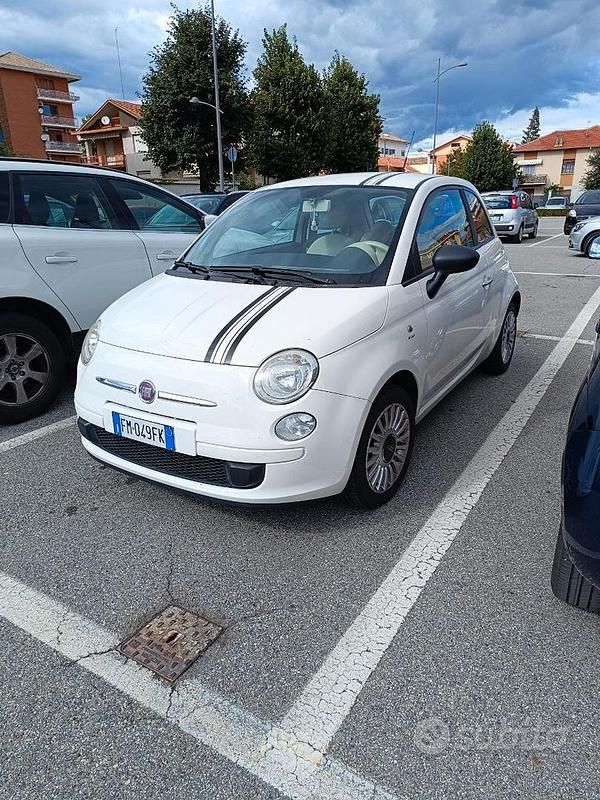 Usata Fiat 500 2009 Bianco Cabrio