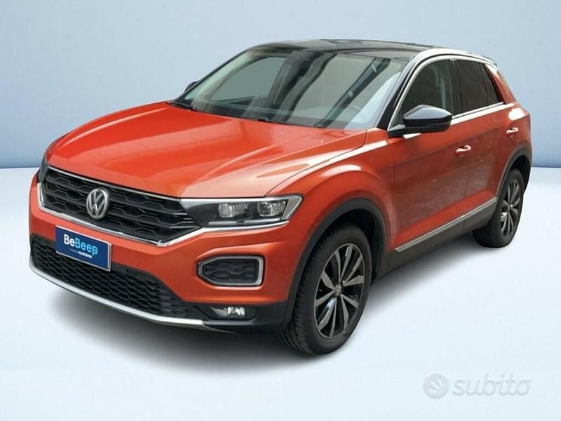 Usata VW T-Roc Advance 2018 Giallo SUV