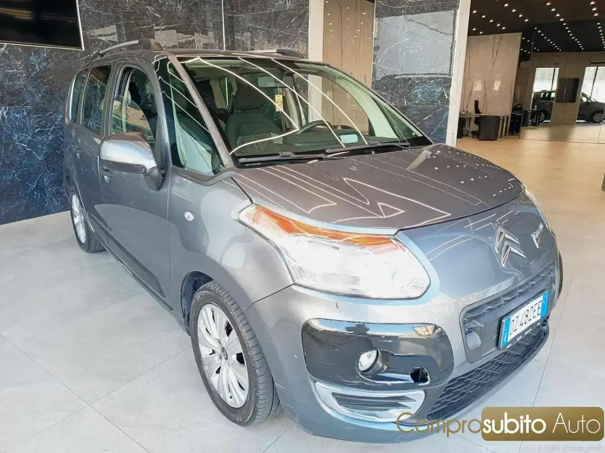 Usata Citroën C3 Picasso Exclusive 95 CV (69 kW) 2010 Grigio scuro Monovolume