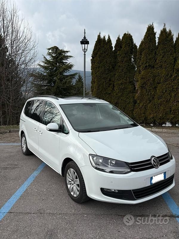 Usata VW Sharan Comfortline 2016 Bianco Monovolume