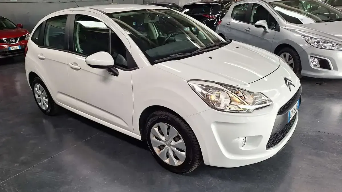 Usata Citroën C3 Attraction 60 CV (44 kW) 2011 Bianco Berlina