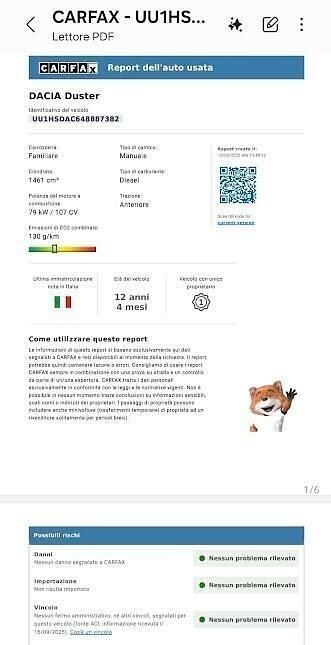 Usata Dacia Duster Lauréate 110 CV (80 kW) 2013 Verde SUV