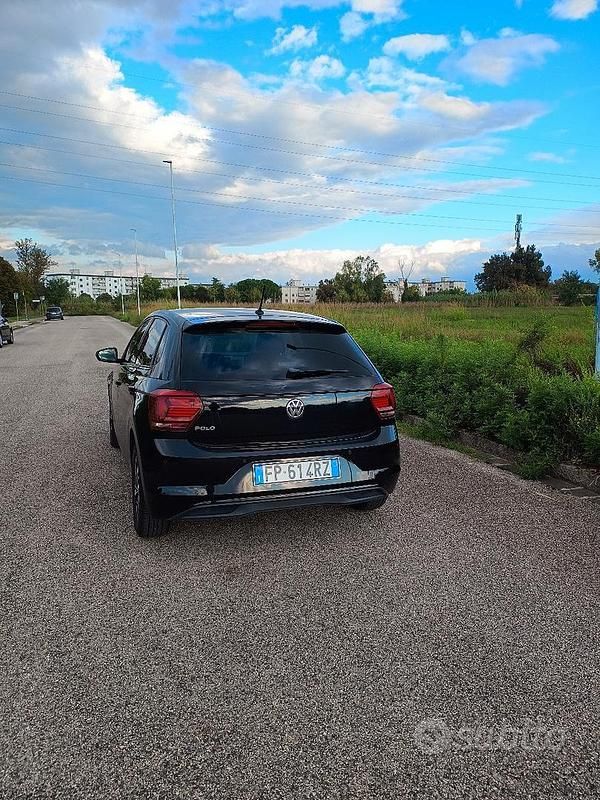 Usata VW Polo 95 CV (69 kW) 2018 Nero Berlina