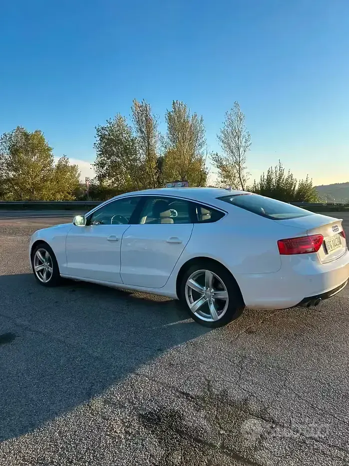 Usata Audi A5 Sportback 150 CV (110 kW) 2013 Bianco Utilitaria